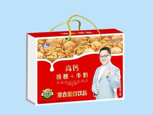 吉林高鈣核桃+牛奶復合蛋白飲品木盒